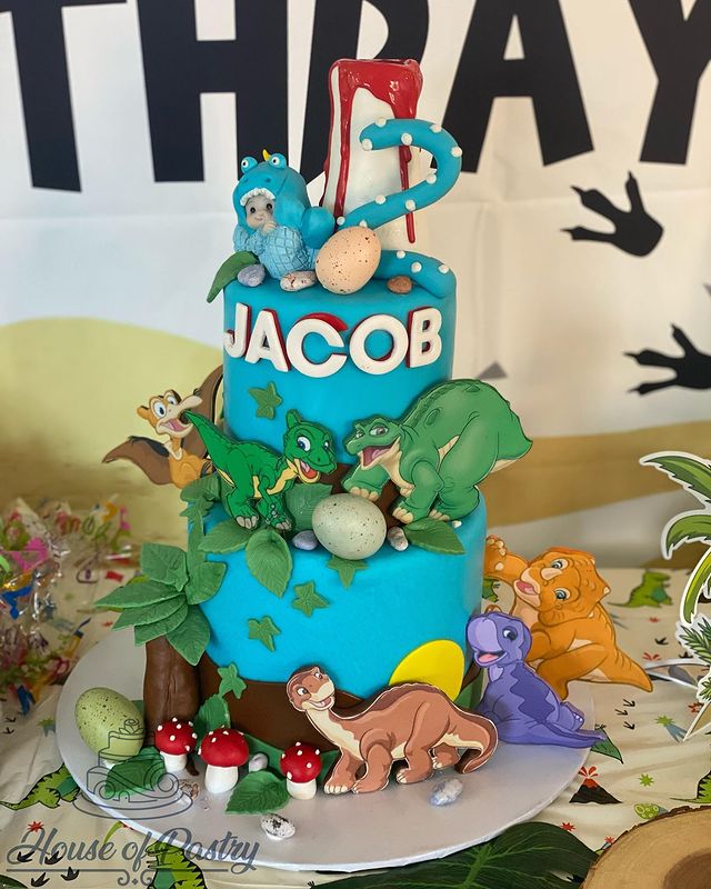 Dinosaur Custom Birthday Cake – House of Pastry