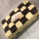 Checkered Cake Platter
